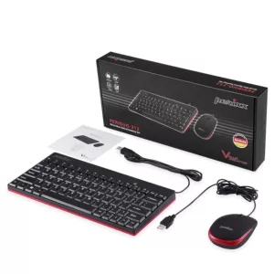 PERIXX PERIDUO-212ES – COMBO TECLADO MINI Y MOUSE MINI USB EN ESPAÑOL