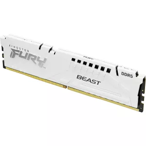 Kingston FURY Beast - DDR5 - módulo - 16 GB - DIMM de 288 contactos - 2800 MHz / PC5-44800 - CL36 - 1.25 V - sin búfer - on-die ECC - blanco