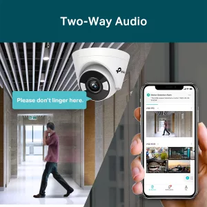 TP-LINK VIGI C450 – CÁMARA DE SEGURIDAD INTERIOR IP TURRET 5 MP