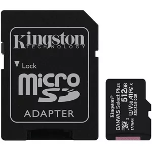 TARJETA DE MEMORIA MICRO SD KINGSTON CANVAS SELECT PLUS 512GB ( SDCS3/512GB)