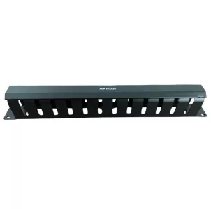 Manejador de cables Hikvision 1U y 12 ranuras