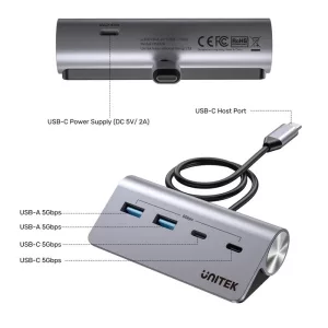 HUB USB-C Unitek 4 en 1