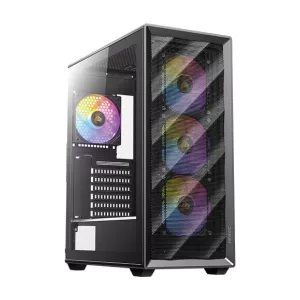 GABINETE GAMING ANTEC AX85 C/4 VENTILADORES ARGB – BLACK