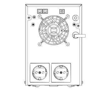 UPS Hikvision 2000va / 1200w con pantalla LCD