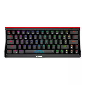 Teclado Gaming Bt Español Marvo Kg962w Mecánico Iluminación