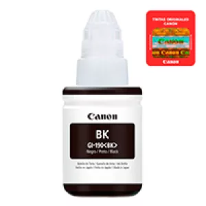 Botella De Tinta Canon Negro GI-190 Bk 135ml
