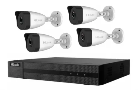 NVR HiLook IP + 4 Camaras Full HD