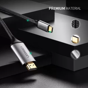 Cable Ugreen USB-C a Hdmi 1.5m Gray
