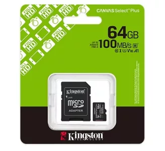 Memoria MicroSD Kingston Select Plus 64GB clase 10