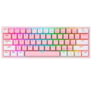 Redragon K616-RGB Fizz Pro White/Pink
