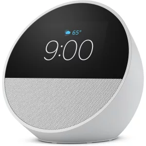 Parlante inteligente y Reloj Amazon Echo Spot blanco