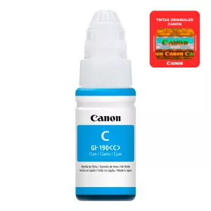 Botella De Tinta Canon Cian GI-190 C 70ml