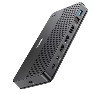 DOCKING STATION UNITEK HUB USB-C 8K 100W PD (D1104A) - BLACK