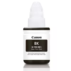 Botella De Tinta Canon Negro GI-190 Bk 135ml