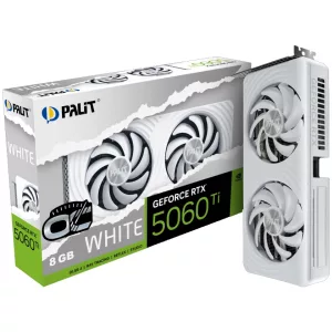 Tarjeta Video Palit RTX 5060Ti OC 8GB blanca