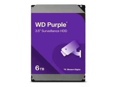DISCO DURO INTERNO WD PURPLE 6TB PARA VIGILANCIA (WD64PURZ)