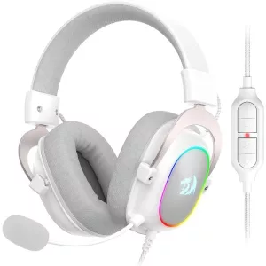 HEADSET REDRAGON ALAMBRICO H510 ZEUS X RGB WHITE