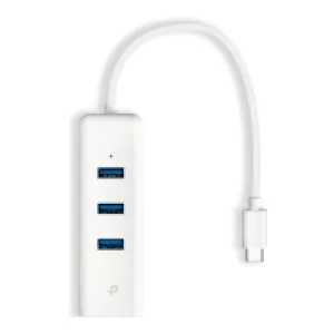 Adaptador de Red Tp-Link Usb-C 3.0 a Gigabit + Usb 3.0