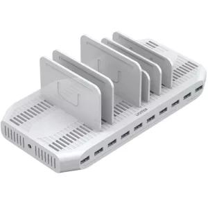 Estación de carga USB Unitek 10 puertos QC 3.0 96W