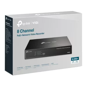 Nvr Tp-Link Vigi Nvr1008h 8 Canales  PoE+