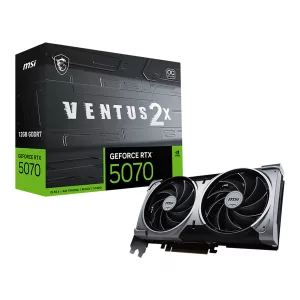 Tarjeta de Video Msi Nvidia GeForce RTX5070 12gb GDDR7 Ventus 2X OC