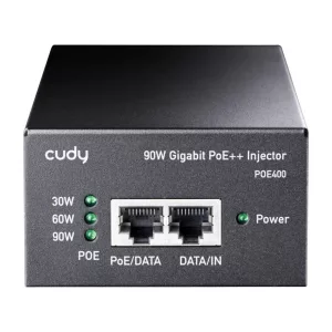 Inyector Poe++ Cudy 90w Montaje En Pared