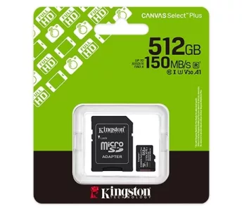 Memoria MicroSD Kingston Select Plus 512GB clase 10