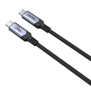 Cable Unitek USB-C a USB-C PD 240w 2m