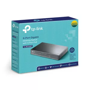 Switch Tp-Link Tl-sg1008lp 8 Puertos 10/100/1000 4 PoE