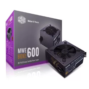 FUENTE DE PODER COOLER MASTER MWE Bronze V2 600W A/US Cable MPE-6001-ACAAB-US