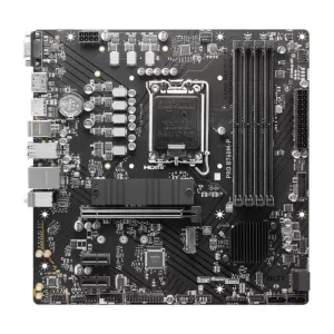TARJETA MADRE MSI PRO B760M-P LGA 1700 DDR5 2X M.2 + 4X SATA USB 3.2 ETHERNET 1X PCIE 4.0