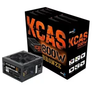 FUENTE DE PODER AEROCOOL 800W 80PLUS BRONZE KCAS-800W 100-240V AC