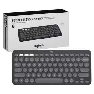 Teclado Logitech K380S Pebble Keys 2 bluetooth grafito