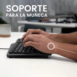 PERIXX PERIBOARD-335BL-ES – TECLADO ERGONÓMICO USB ESPAÑOL