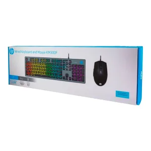 Combo Gaming Usb Mouse y Teclado Hp Km300f