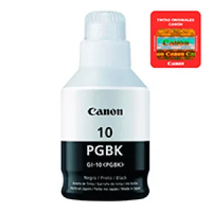 Botella De Tinta Canon Negro GI-10 Pgbk 170ml