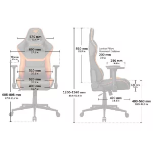 Silla Cougar Armor One V2 Black F