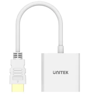 ADAPTADOR UNITEK HDMI A VGA (Y-6333C01) - WHITE