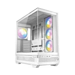 GABINETE GAMER AC7 ARGB BLANCO