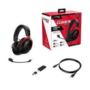 AURICULARES GAMING HYPERX CLOUD 3 INALAMBRICO - BLACK/RED