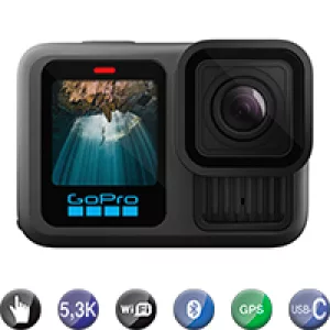 Cámara Gopro Hero 13 Black 27,13mp 5,3k Sumergible 10m