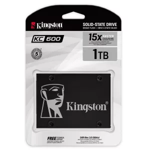 Kingston KC600 - SSD - cifrado - 1 TB - interno - 2.5