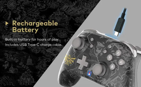 JOYSTICK HORI THE LEGEND OF ZELDA PARA NINTENDO SWITCH - INALAMBRICO
