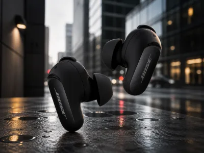 AURICULARES BOSE QUIETCOMFORT EARBUDS BLUETOOTH NOISE CANCELLING -  BLACK