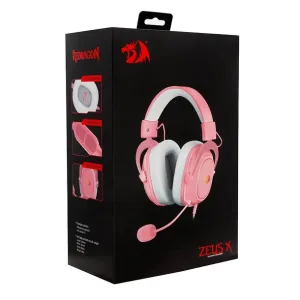 AURICULARES GAMING REDRAGON H510 ZEUS X RGB CABLEADO - PINK