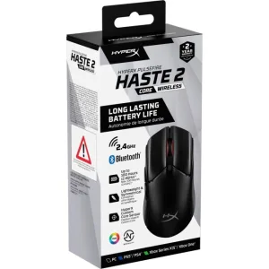 MOUSE GAMING HASTE 2 CORE INALAMBRICO - BLACK 