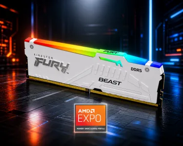 MEMORIA KINGSTON FURY BEAST EXPO AMD WHITE 16GB DDR5 6000 MTS (KF560C30BWEA-16)