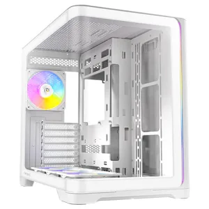 GABINETE ANTEC C5 CURVE ARGB C/4 VENTILADORES ARGB - WHITE