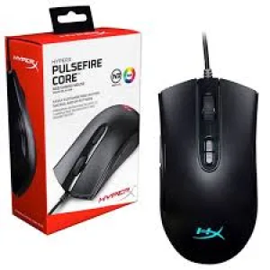 MOUSE GAMING HYPERX PULSEFIRE CORE CABLEADO - BLACK