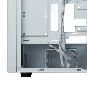 GABINETE COOLER MASTER ELITE 502 C/ 3 VENTILADORES ARGB – WHITE